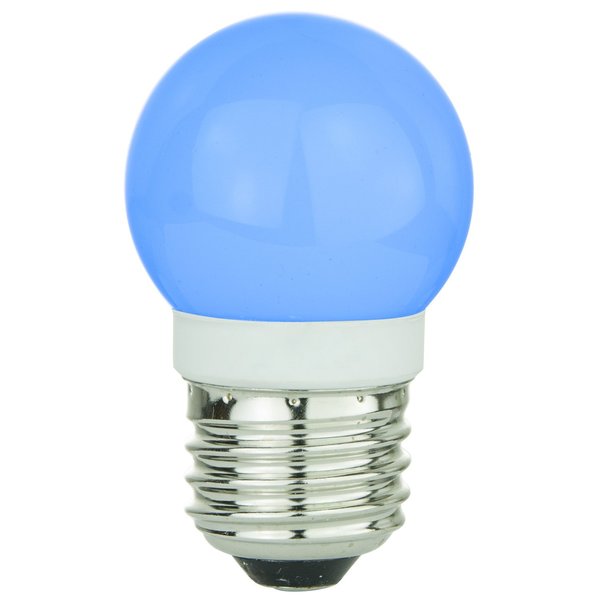Sunshine Lighting Sunlite G13/LED/1W/B 1W G13 Globe, Medium Base Bulb, Blue 80321-SU